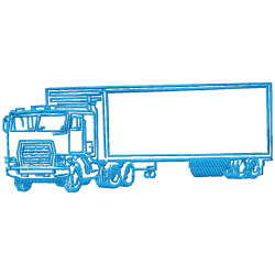 Truck Embroidery Design 7 Truck Embroidery Design 7